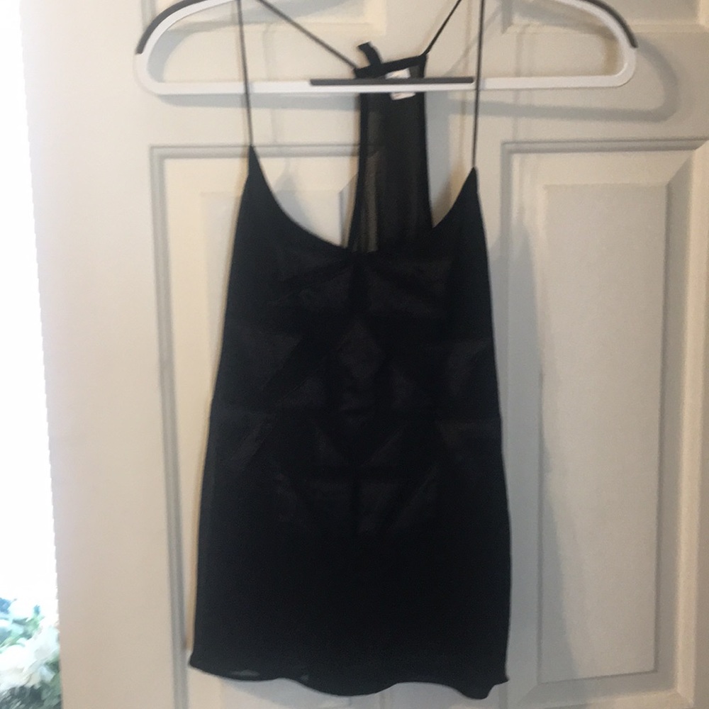 Black tank top